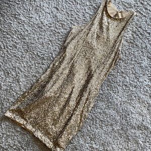 Sparkly gold dress